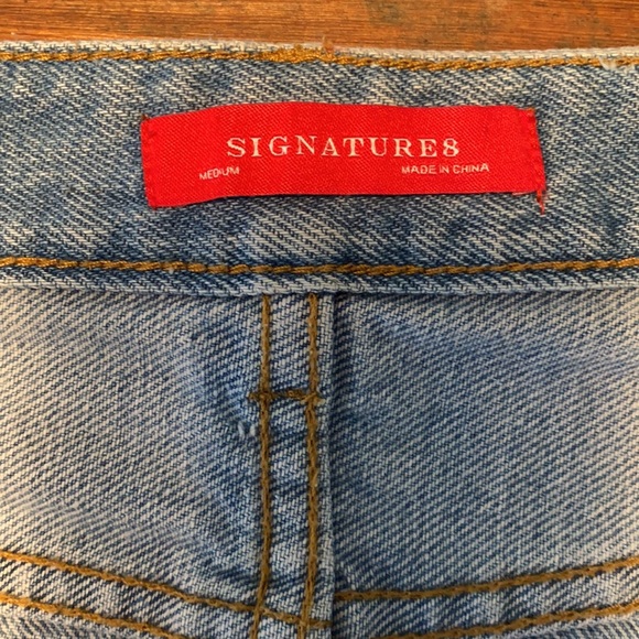 Signature 8 cargo denim mini skirt size Medium - Picture 6 of 10